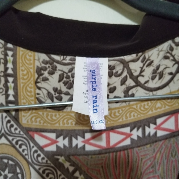 Purple Rain faux wrap dress - Picture 5 of 7